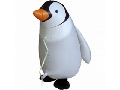 Ходячая фигура Пингвин 132см шар фольга с гелием