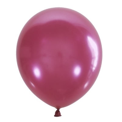 Воздушные шары с гелием и обработкой Металлик PINK Розовый 027 12"/30 см