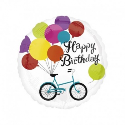 Джамбо HB Велосипед с шарами шар фольга