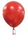 Воздушные шары с гелием и обработкой Chrome Red Хром Красный Дабл-Стафф DB 12"/30см