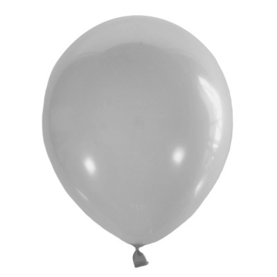 Воздушные шары с гелием и обработкой Декоратор GRAY Серый 098 12"/30 см