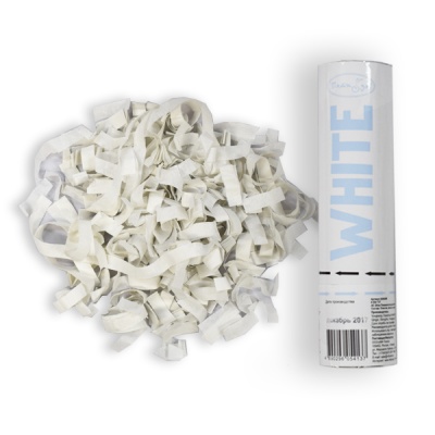 Пневмохлопушка Белое конфетти 20 см УТ-00016041 Arts&Crafts Co.,Ltd