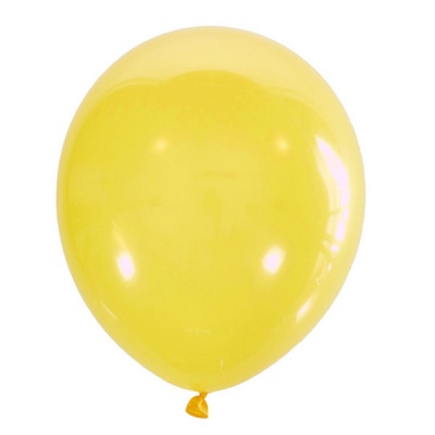 Воздушные шары с гелием и обработкой Декоратор YELLOW Желтый 041 12"/30 см