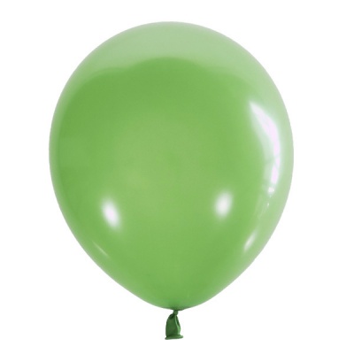 Воздушные шары с гелием и обработкой Декоратор LIME GREEN Зеленый лайм 065 12"/30 см