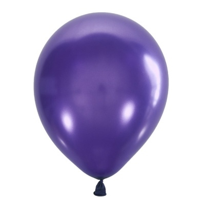 Воздушные шары с гелием и обработкой Металлик PURPLE Фиолетовый 023 12"/30 см