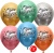 Воздушные шары с гелием и обработкой Chrome Хром С Днем Рождения искры микс 12