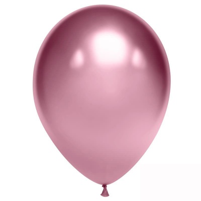 Воздушные шары с гелием и обработкой Chrome Pink Хром Розовый DB 12"/30см