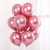 Облако из шаров Хром Розовый 15 шаров с гелием и обработкой Хай-флоат