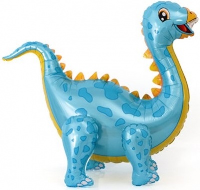 Ходячая фигура под воздух Динозавр Стегозавр голубой 39"/99см