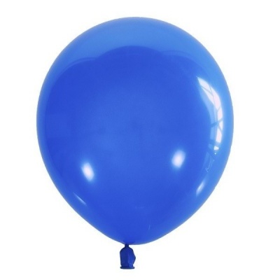 Воздушные шары с гелием и обработкой Пастель DARK BLUE Синий 003 12"/30 см