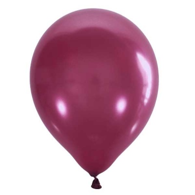 Воздушные шары с гелием и обработкой Металлик MEXICAN PINK Мексиканский розовый 637 12"/30 см