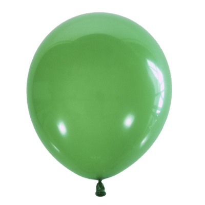Воздушные шары с гелием и обработкой Пастель DARK GREEN Темно-зеленый 009 12"/30 см