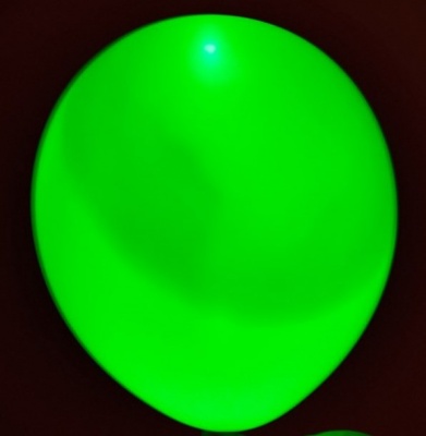 Воздушные шары с гелием и обработкой Светящиеся Пастель Light Green Светло-зеленый 008 12"/30 см