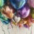 ВесЛандия Шары воздушные надутые гелием Хром разноцветные 7 штук 30 см