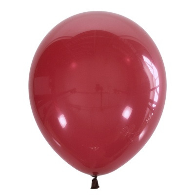 Воздушные шары с гелием и обработкой Декоратор BURGUNDY Бордовый 046 12"/30 см