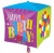 Фигура 3D Куб Happy Birthday Шары 15"/38 см шар фольга