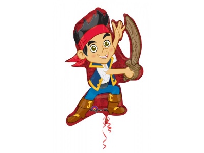 Фигура Пират Джейк с саблей 64х81 см шар фольга