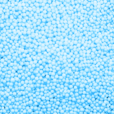 шарики пенопласт голубой мелкие 2-4мм 500 мл Веселый праздник  C401/2B