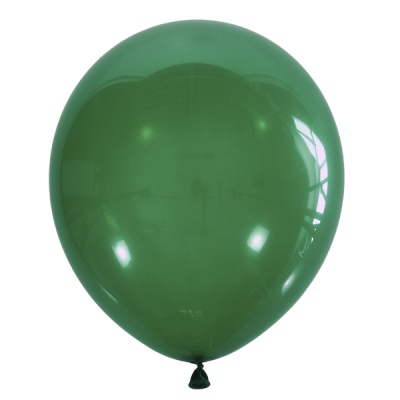 Воздушные шары с гелием и обработкой Декоратор EMERALD GREEN Изумрудно-зеленый 055 12"/30 см