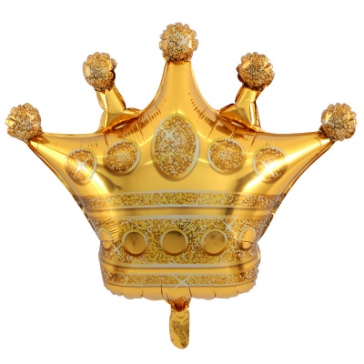 Фигура Премиум Корона золото 104 см шар фольга