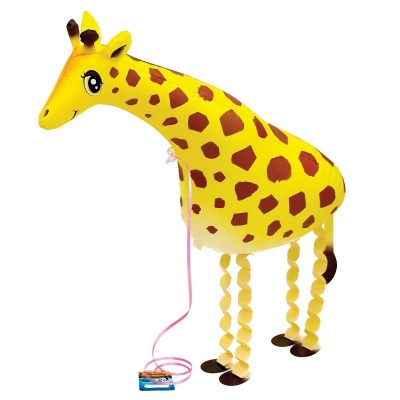 Ходячая фигура Жираф 64см шар фольга