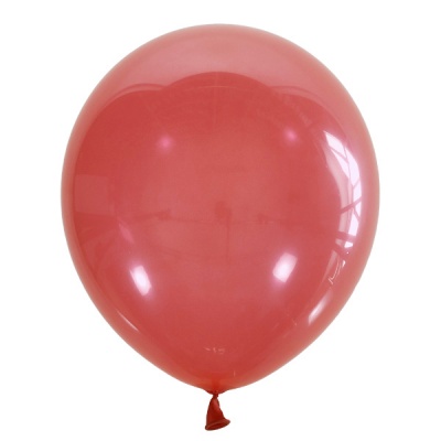 Воздушные шары с гелием и обработкой Декоратор BRITE RED Ярко-красный 050 12"/30 см