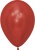 Воздушные шары с гелием и обработкой Chrome Red Хром Красный Semp 12"/30см