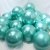 Облако из шаров Хром Зеленый 15 шаров с гелием и обработкой Хай-флоат