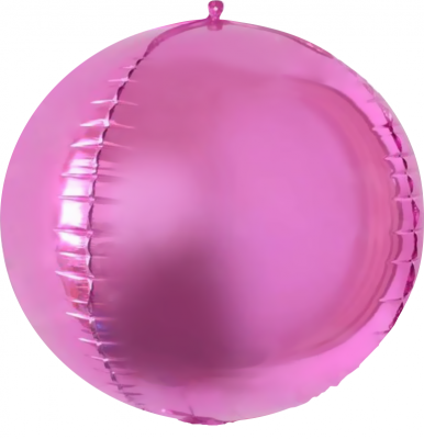 Сфера F 3D Pink 24"/61 см шар фольга
