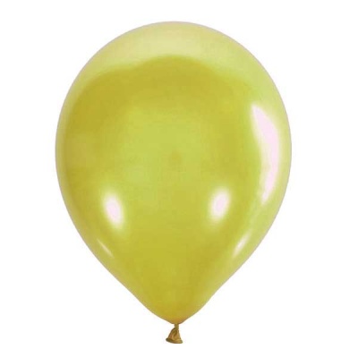 Воздушные шары с гелием и обработкой Металлик APPLE GREEN Яблочно-зеленый 036 12"/30см