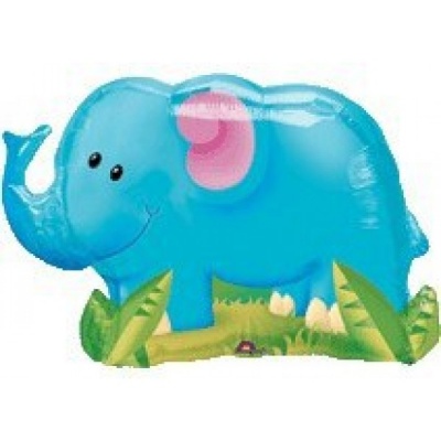 Фигура Слон джунгли 83х56см шар фольга