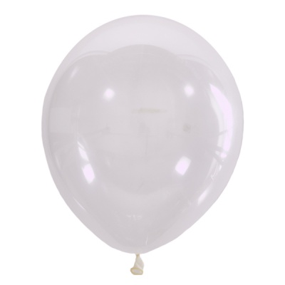 Воздушные шары с гелием и обработкой Декоратор TRANSPARENT Прозрачный 057 12"/30 см