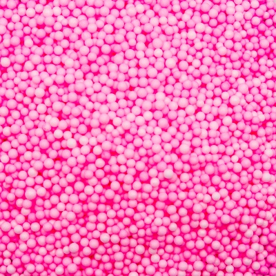 шарики пенопласт розовый мелкие 2-4мм 500мл Веселый праздник  6521332