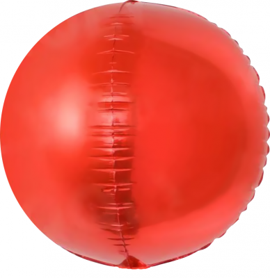 Сфера F 3D Red 24"/61 см шар фольга