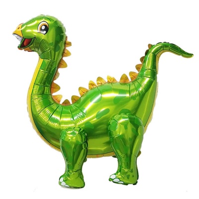 Ходячая фигура под воздух Динозавр Стегозавр зеленый 39"/99см