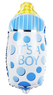Фигура F Бутылочка для малыша Голубой 29''/74 см шар фольга