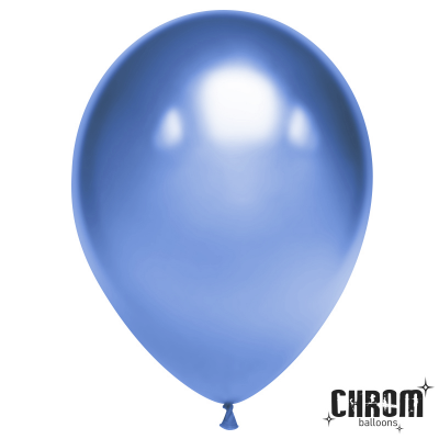 Шар латекс Хром Blue Синий DB 12"/30 см в упак(50шт)